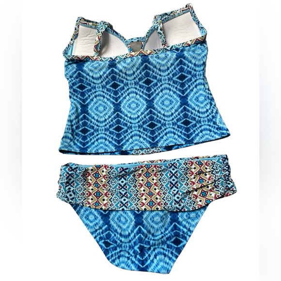 Bleu Rod Beattie 2 pieces swimwear size 8 in blue - Picture 2 of 3